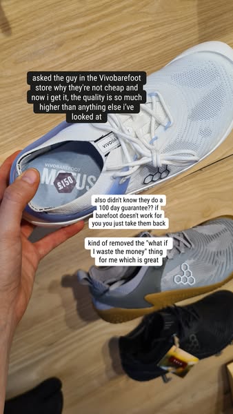 Vivobarefoot ad: Try them for 100 days