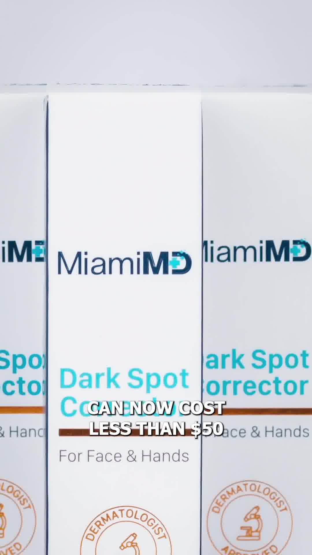 Miami MD ad: Stop Covering Your Dark Spots With Makeup, Do This Instead