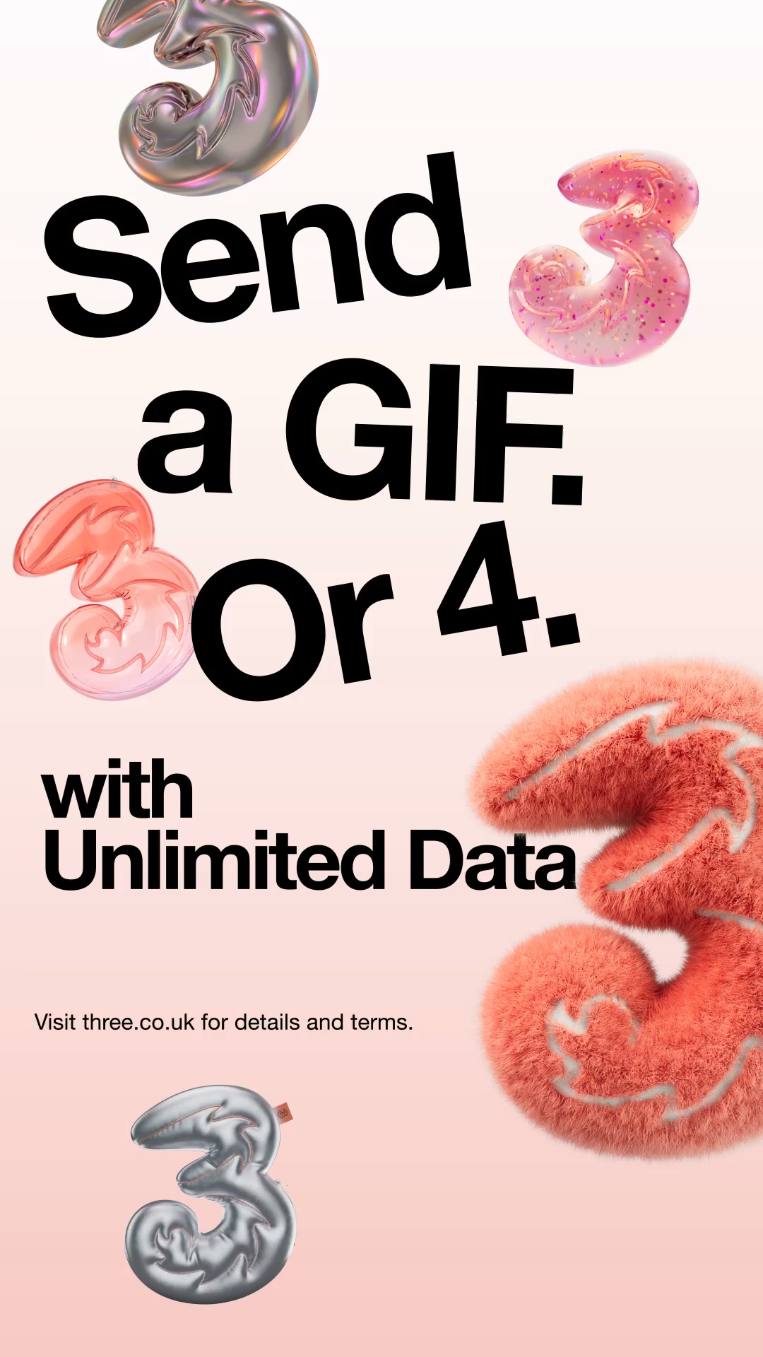 Three UK ad: Join Three today.