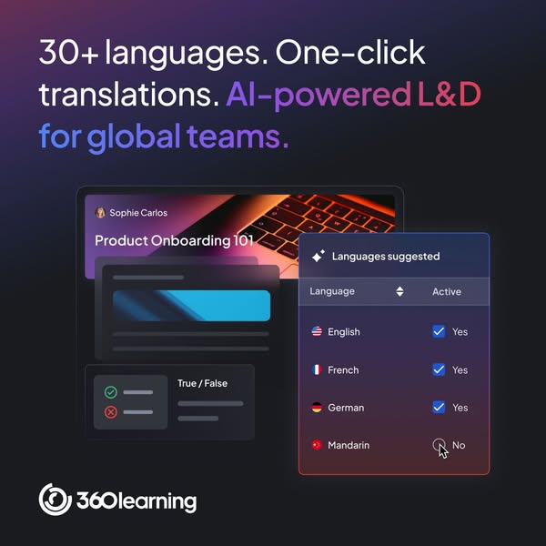 360Learning ad: Discover 360Learning today.