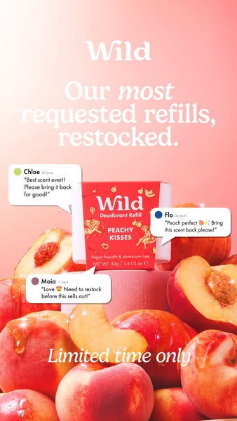Wild ad: Your faves are back, but not for long⏳