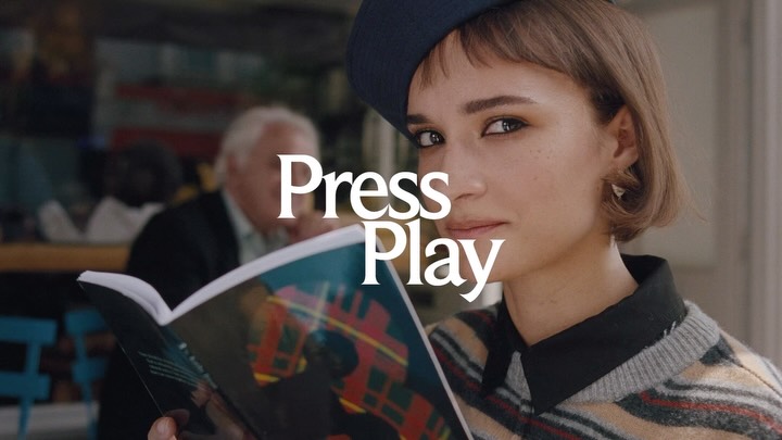 Damson Madder ad: Press Play - Autumn Winter 2026 In homage to the formative onscreen moments, performances and indie movies that have shaped us, we’ve turned