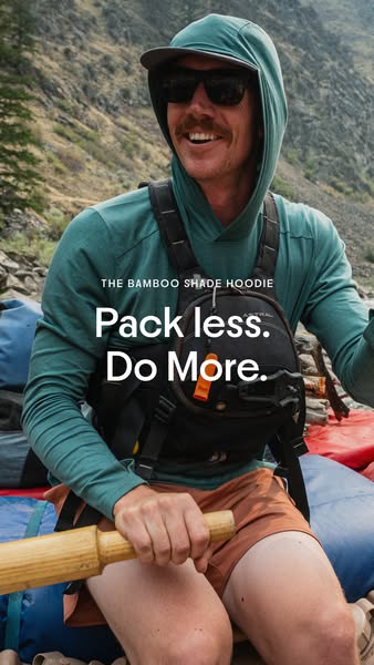 Free Fly Apparel ad: The Bamboo Shade Hoodie