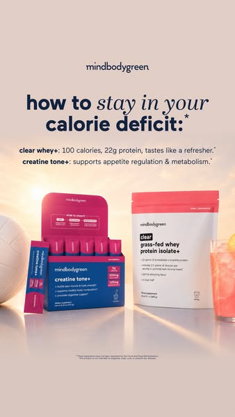 mindbodygreen ad: The secret to a toned body around the clock… 🤫