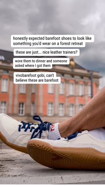 Vivobarefoot ad: Barefoot that looks like a sneaker