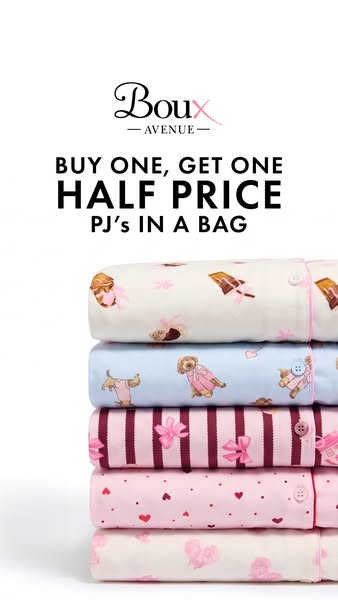 Boux Avenue ad: Shop Pyjamas In A Bag