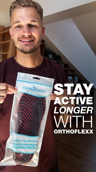 OrthoFlexx ad: Arch Support That Doesn't Collapse