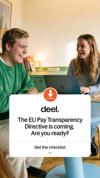 Deel ad: Get compliant before the directive hits.
