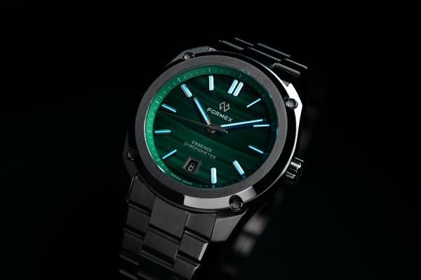 Formex ad: Introducing the Essence 41mm Malachite