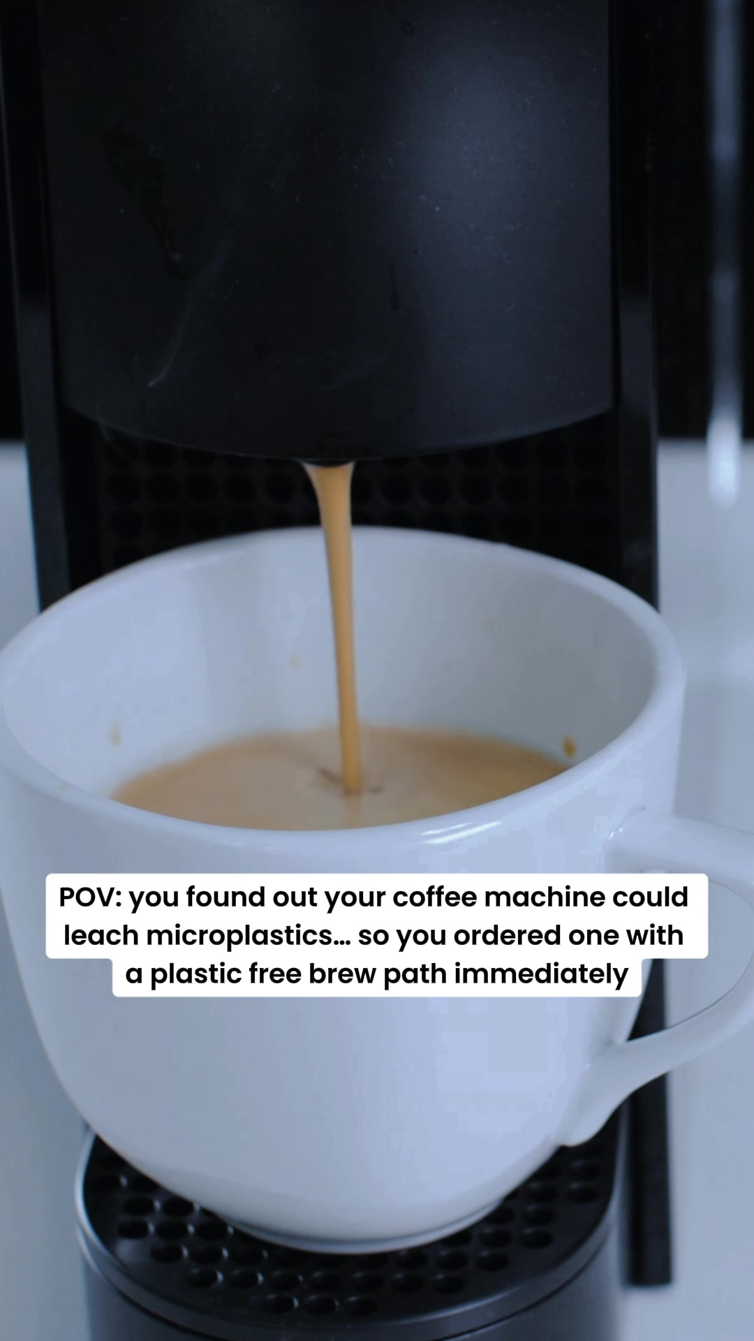Simply Good Coffee ad: 100% Plastic-Free Brewing!