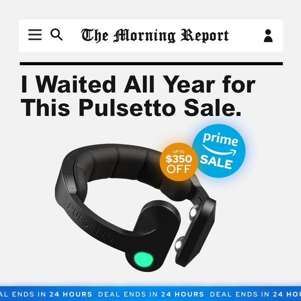 Pulsetto ad: PRIME DAY SALE - Up to $350 OFF TODAY!