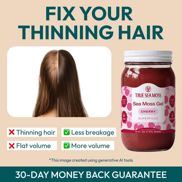 True Sea Moss Health ad: Nature's Finest Superfood: Up to 40% Off + Free Gift