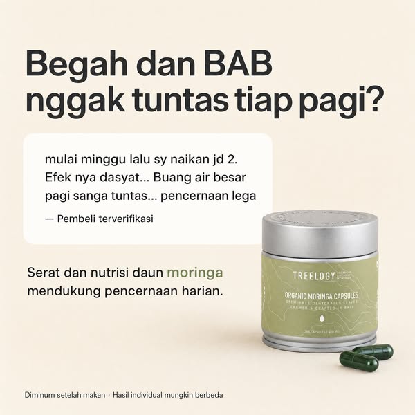 Treelogy ad: Bangun Pagi Tanpa Basah Kuyup