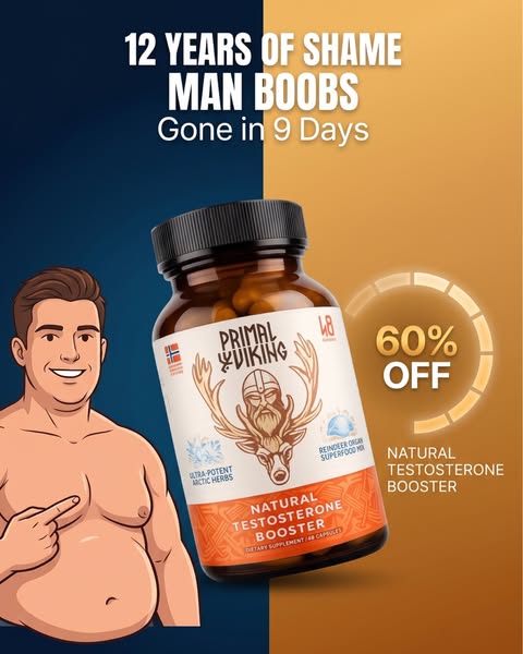 Primal Viking ad: MAN BOOBS GONE