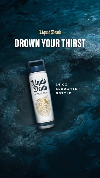 Liquid Death ad: Thirst doesn’t stand a chance