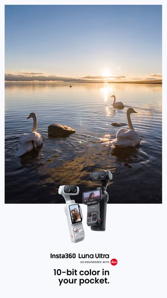 Insta360 ad: Luna Ultra: Next-Gen Gimbal
