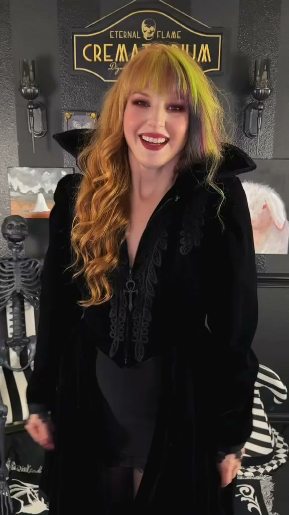 Snag Tights ad: The dark magic has landed. Welcome home, witches! 🖤