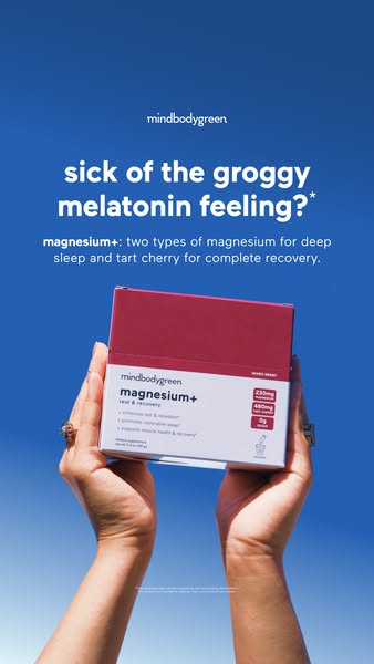 mindbodygreen ad: Clinically Shown Sleep Support