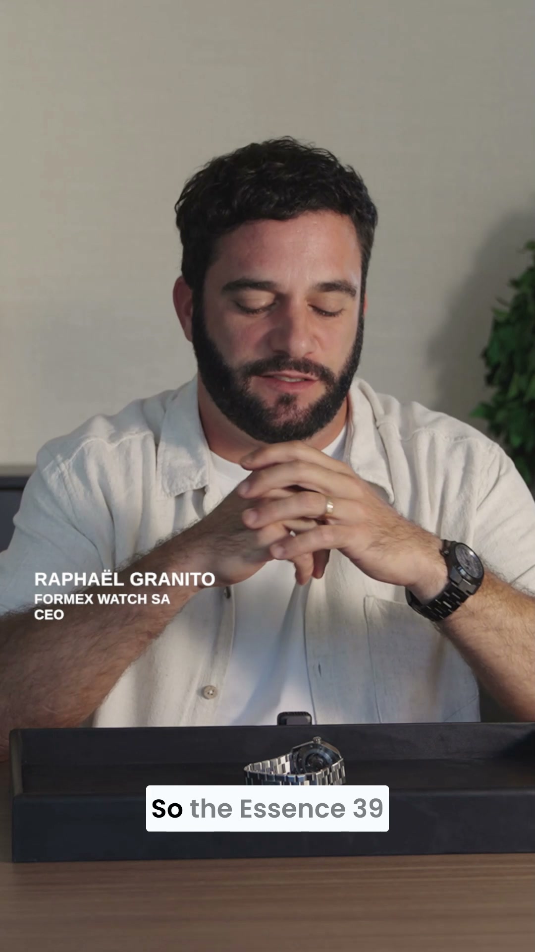 Formex ad: The New Essence 39 Automatic COSC