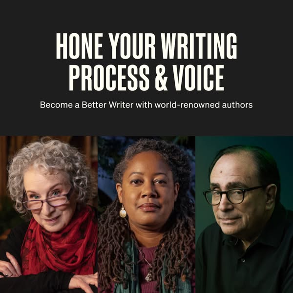 MasterClass ad: Writing