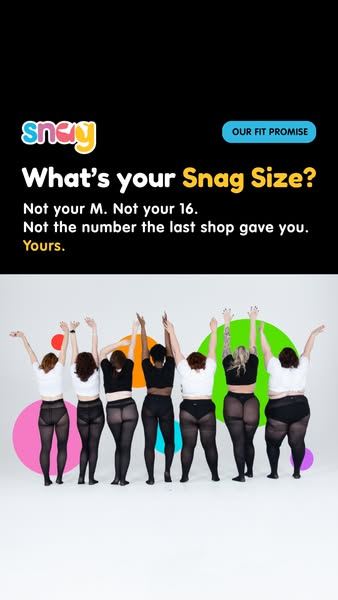 Snag Tights ad: What's Your Snag Size?