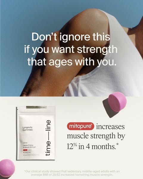 Timeline Longevity ad: No Other Supplement Does This