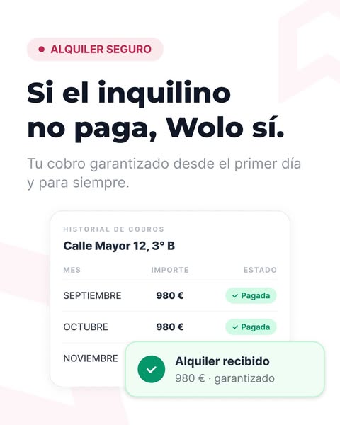 Wolo ad: 🤝 Tu piso alquilado en 9 días
