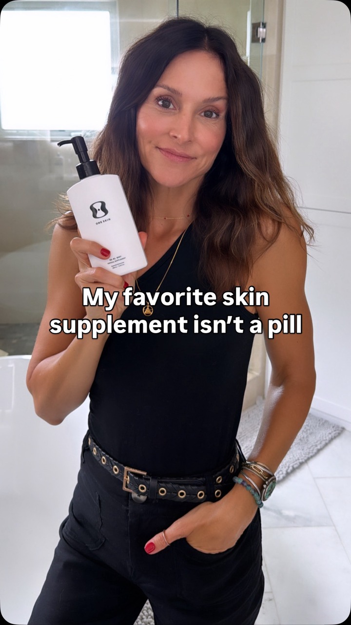 OneSkin ad: Comment SKIN I call this my skin supplement: an intentional topical treatment absorbed into the skin to support skin health beyond temporary