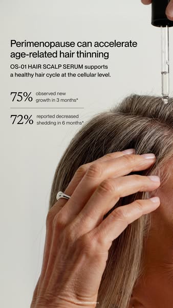 OneSkin ad: Meet OS-01 HAIR: Fuller, healthier-looking hair awaits