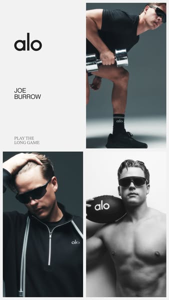 Alo Yoga ad: Joe Burrow in ALO