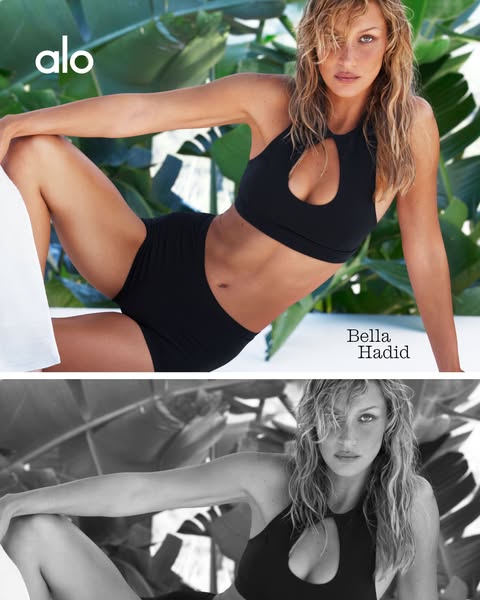 Alo Yoga ad: Bella Hadid in ALO