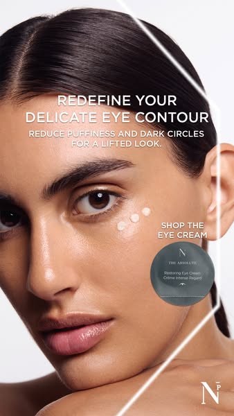 NOBLE PANACEA ad: Shop Restoring Eye Cream
