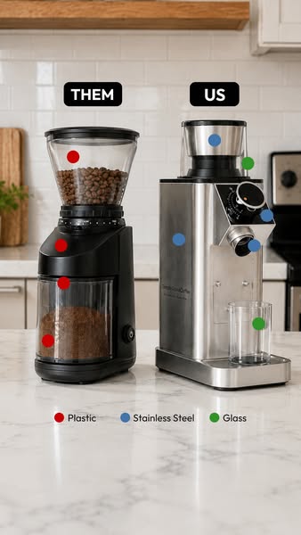 Simply Good Coffee ad: Plastic-Free grinding!