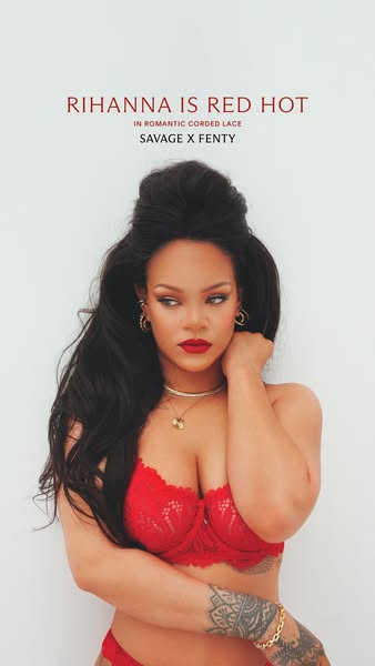 Savage X Fenty ad: As seen on Rihanna