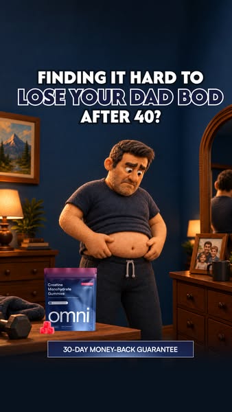 OMNI Longevity ad: Creatine Made Delicious 🍉 🍑