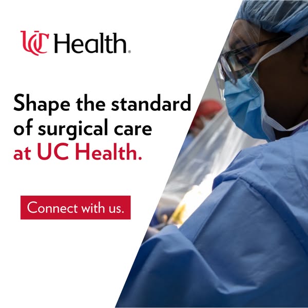 UC Health ad: We believe in excellence, integrity, and making a difference every day. Discover how you can contribute to extraordinary care while growing 