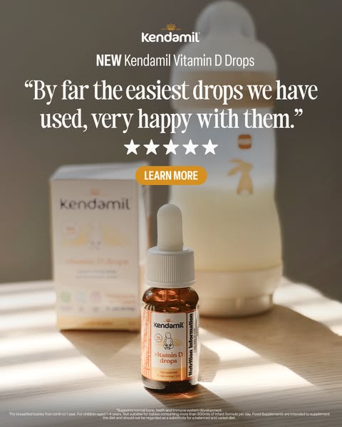 Kendamil ad: NEW Kendamil Vitamin D Drops