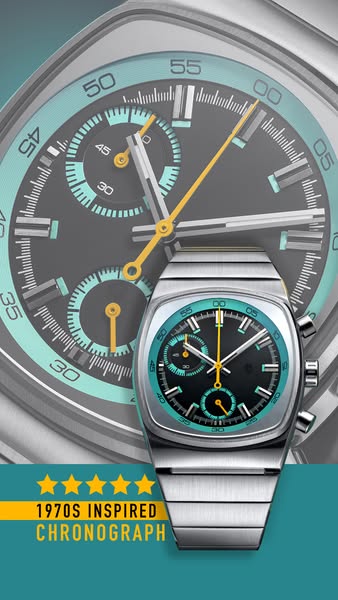 Brew ad: 1970s Inspired Watch Design