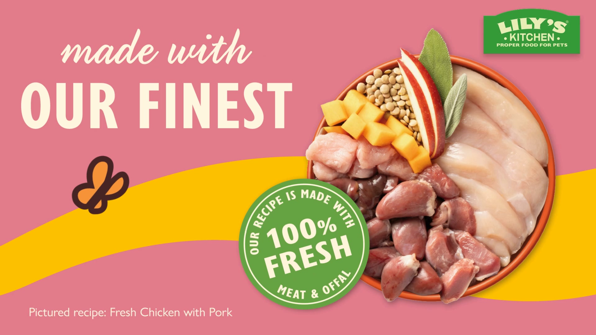 Lily's Kitchen ad: OH SO FRESH!™