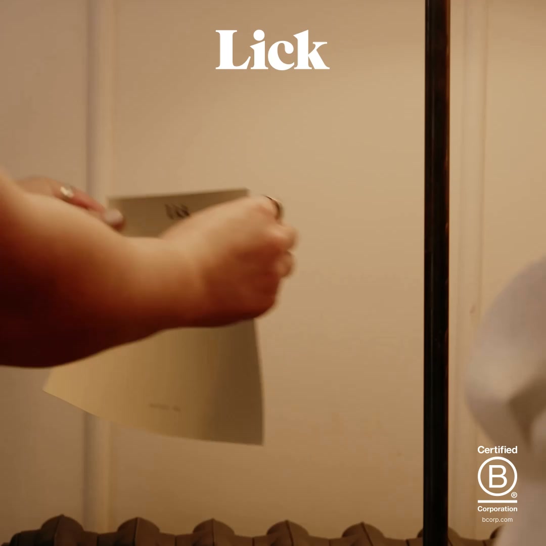 Lick ad: Start with a sample