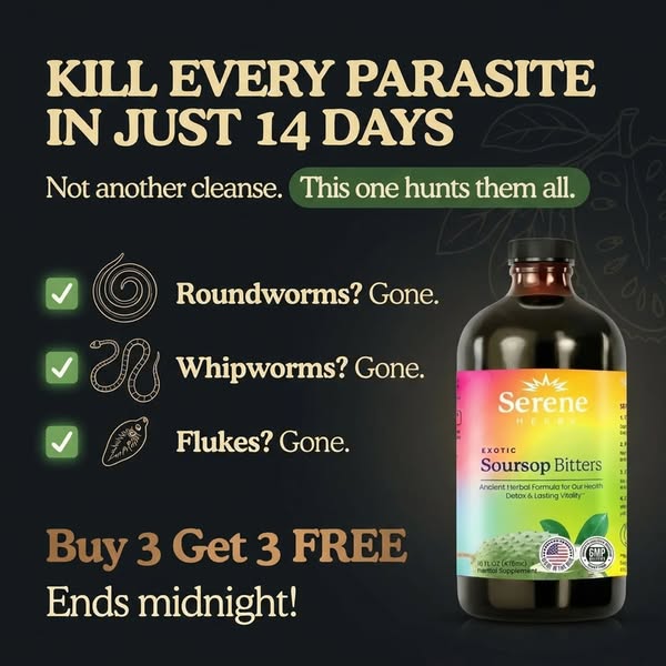 Serene Herbs ad: Save Up to 63% on Soursop Bitters Today