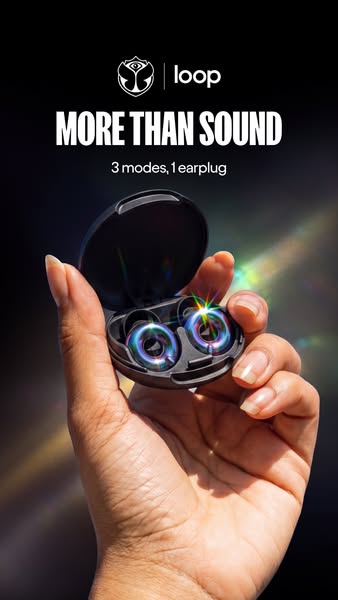 Loop ad: Official Tomorrowland earplugs