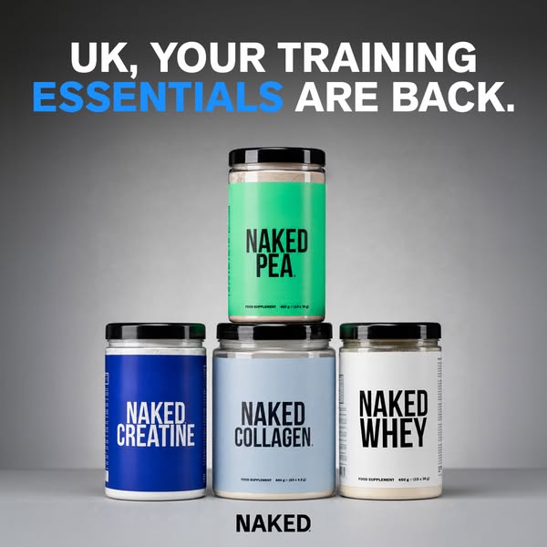Naked Nutrition ad: Clean Nutrition for Real Performance