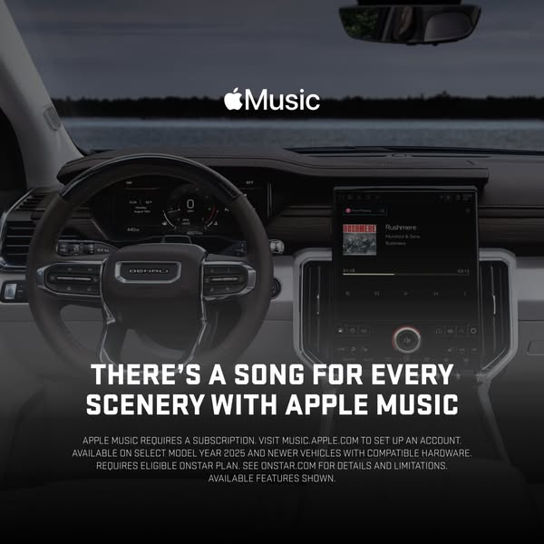 GMC ad: Now Playing in Acadia