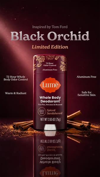 Lume Deodorant ad: Save up to 26% on the Seasonal Edit