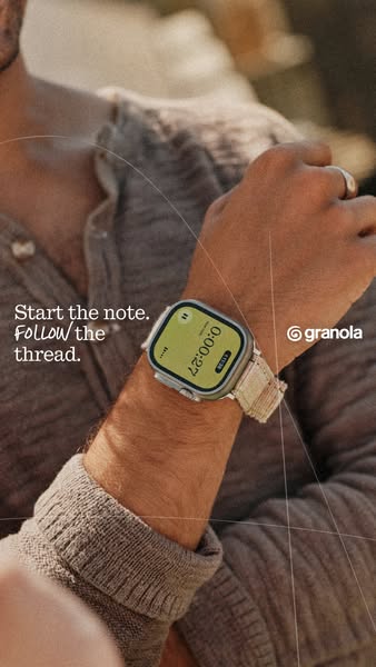 Granola ad: The AI notepad for meetings
