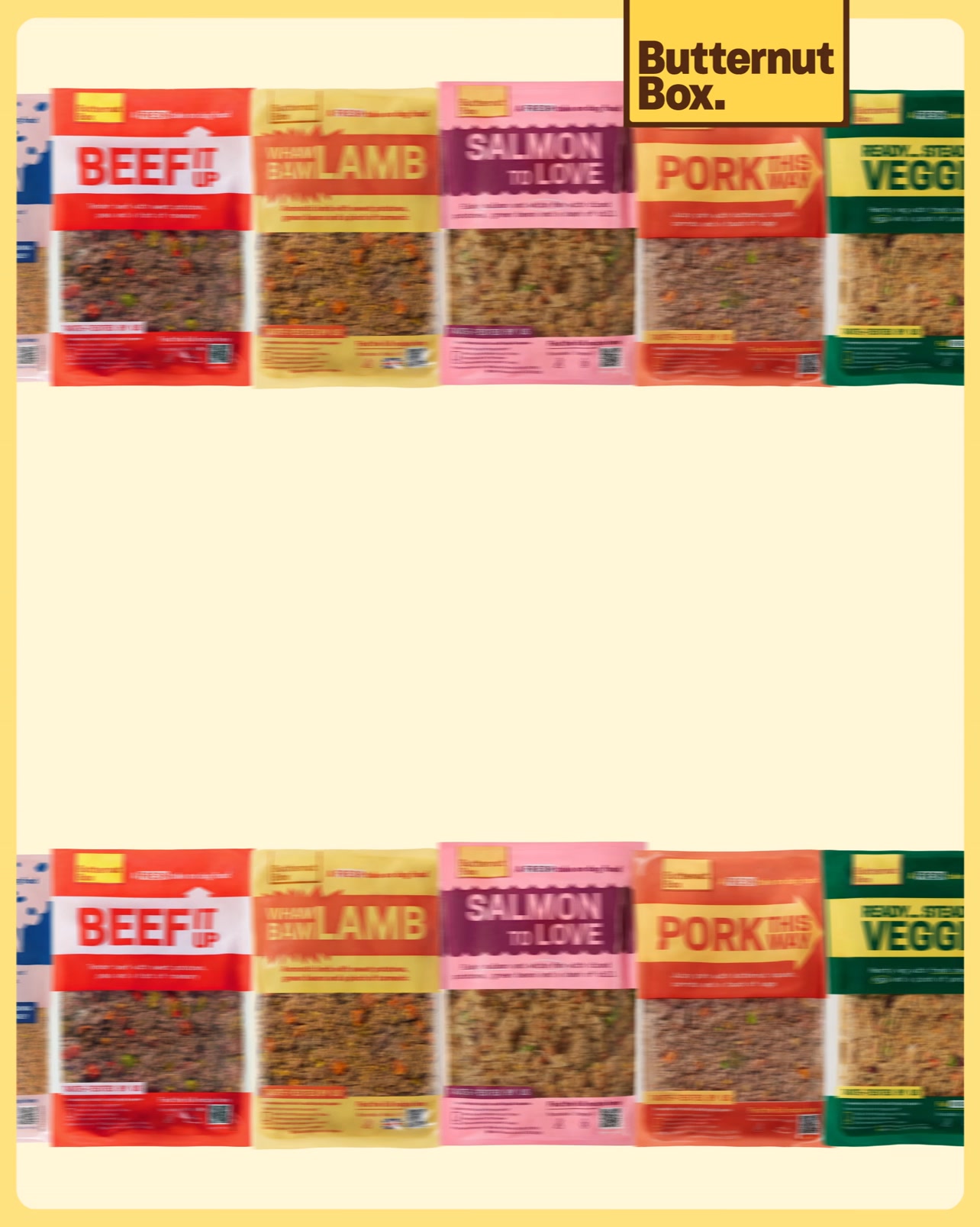 Butternut Box ad: Fetch 40% off your first 2 boxes
