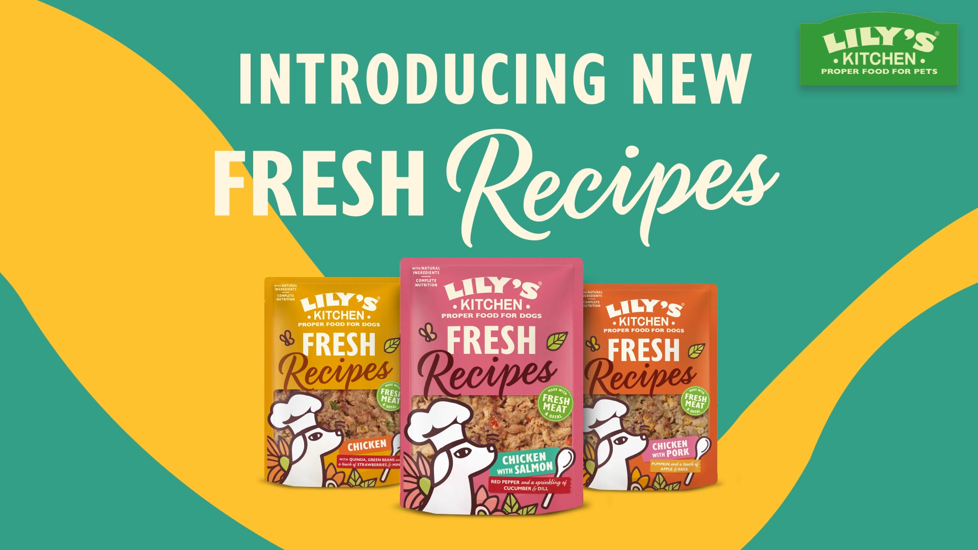Lily's Kitchen ad: OH SO FRESH!™