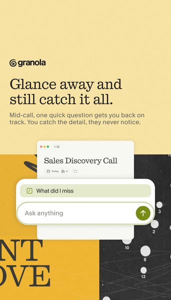 Granola ad: The AI notepad for meetings