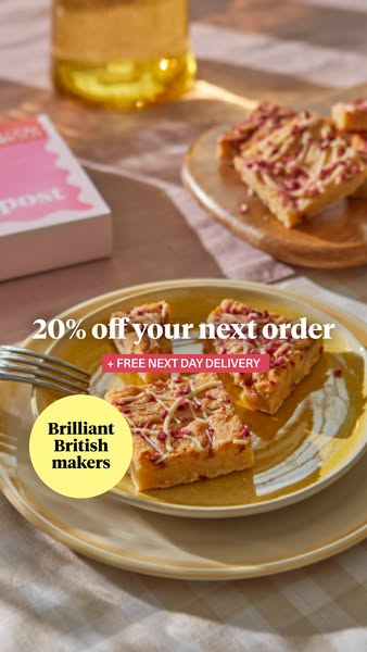 Bloom & Wild ad: 20% off your next order